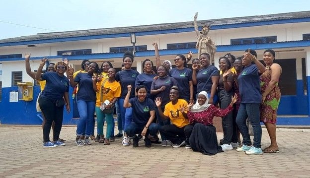 GEM, Africa with us Foundation mentors Labone SHS girls
