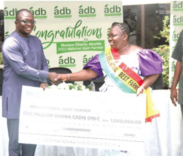 ADB, MOFA present GH¢1m to 2023 National Best Farmer