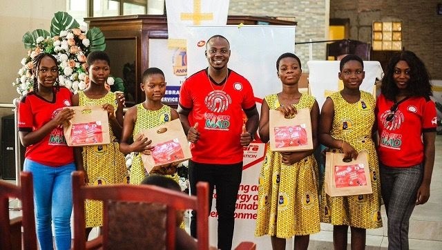 So Energy Ghana educates girls on sanitary hygiene with M.A.D FLOW 2024