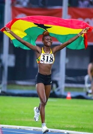 Rose Amoanimaa Yeboah wins high jump gold