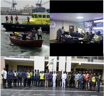 GPHA leads security forces in a simulation exercise at Port of Tema