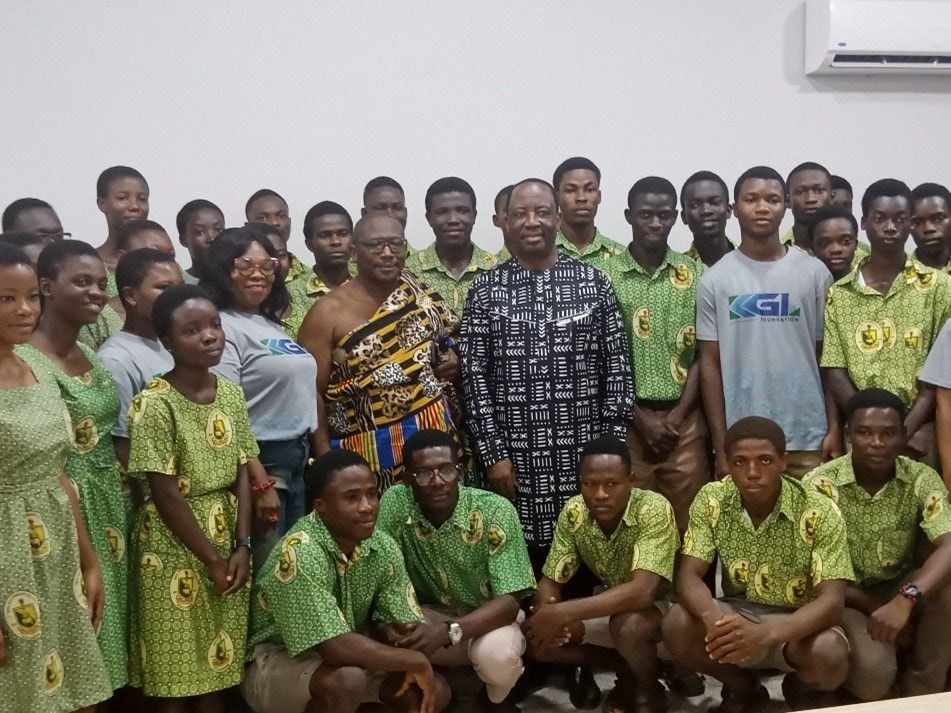 KGL Foundation educational support initiative refurbishes Nifa SHS computer lab
