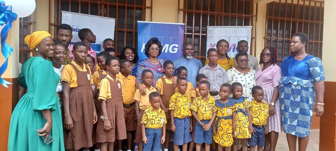 KPMG hands over ICT lab to Abelenkpe 1 Basic School