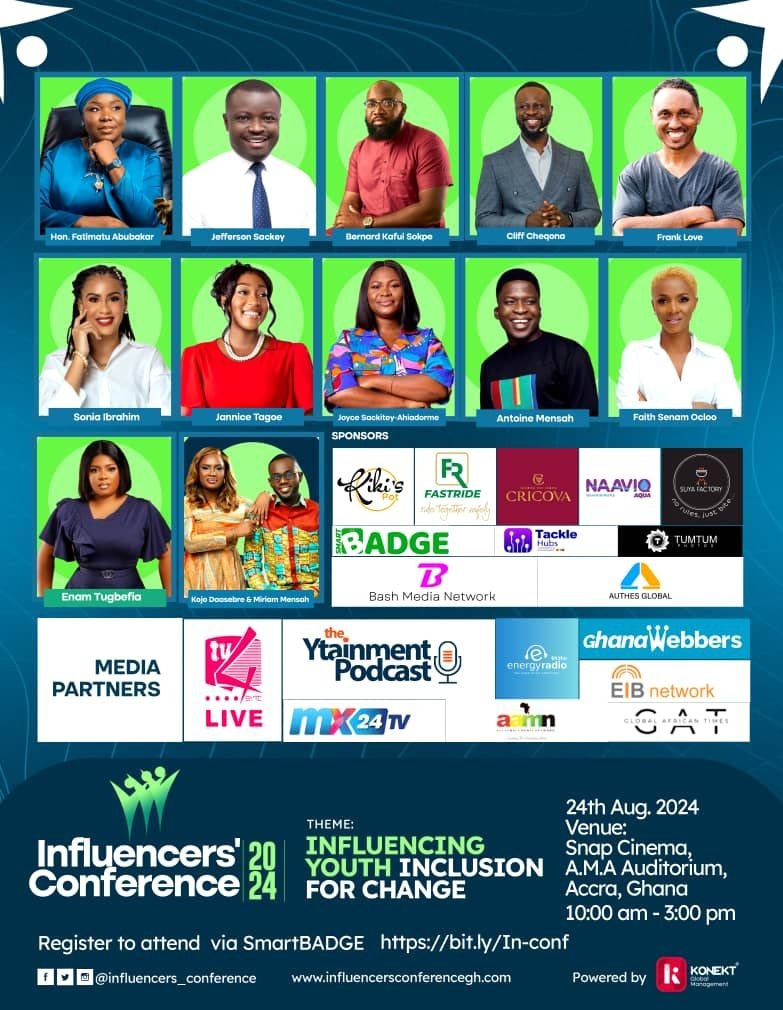 Big names set for 2024 Influencers’ Conference