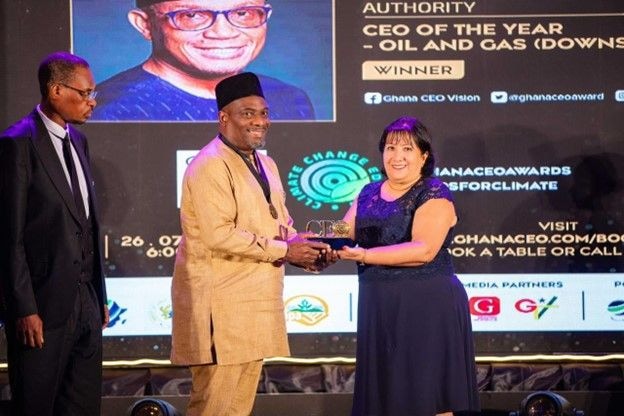 NPA boss  wins  two awards at the Ghana CEO Awards 2024