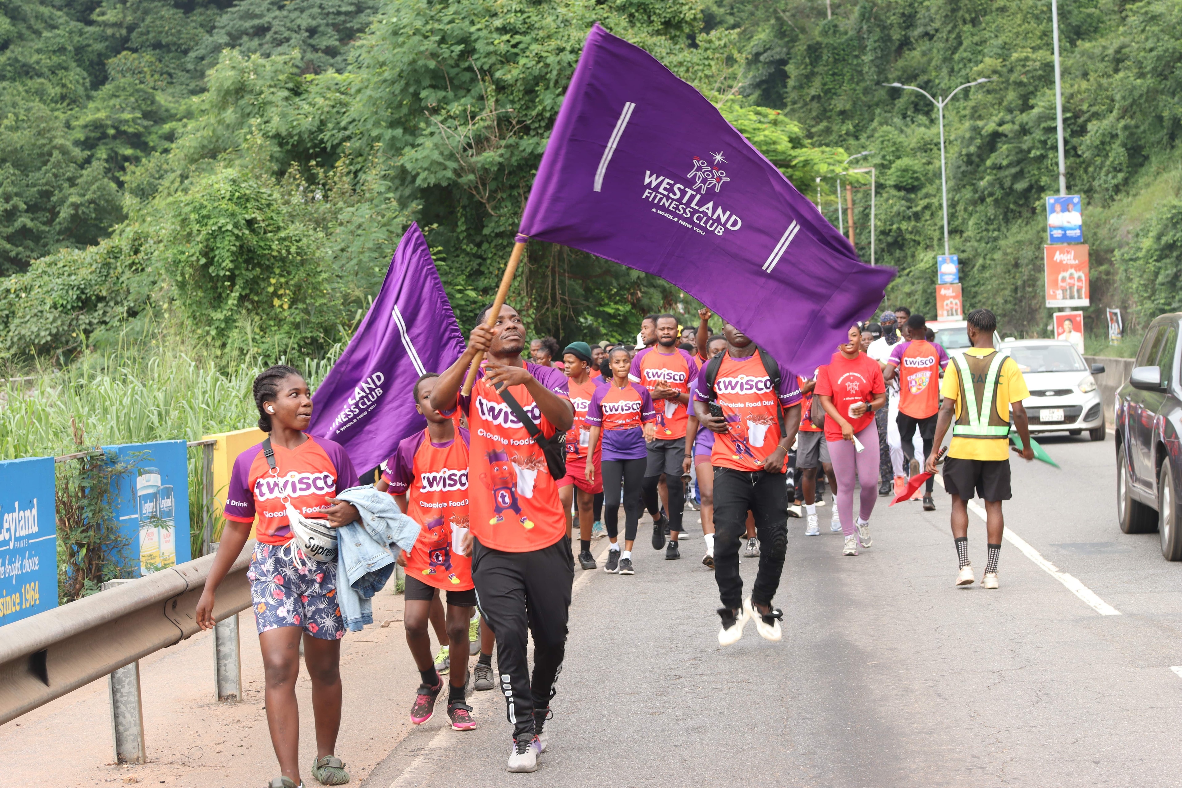 Promasidor@25 – Twisco paints the mountains red with its health walk