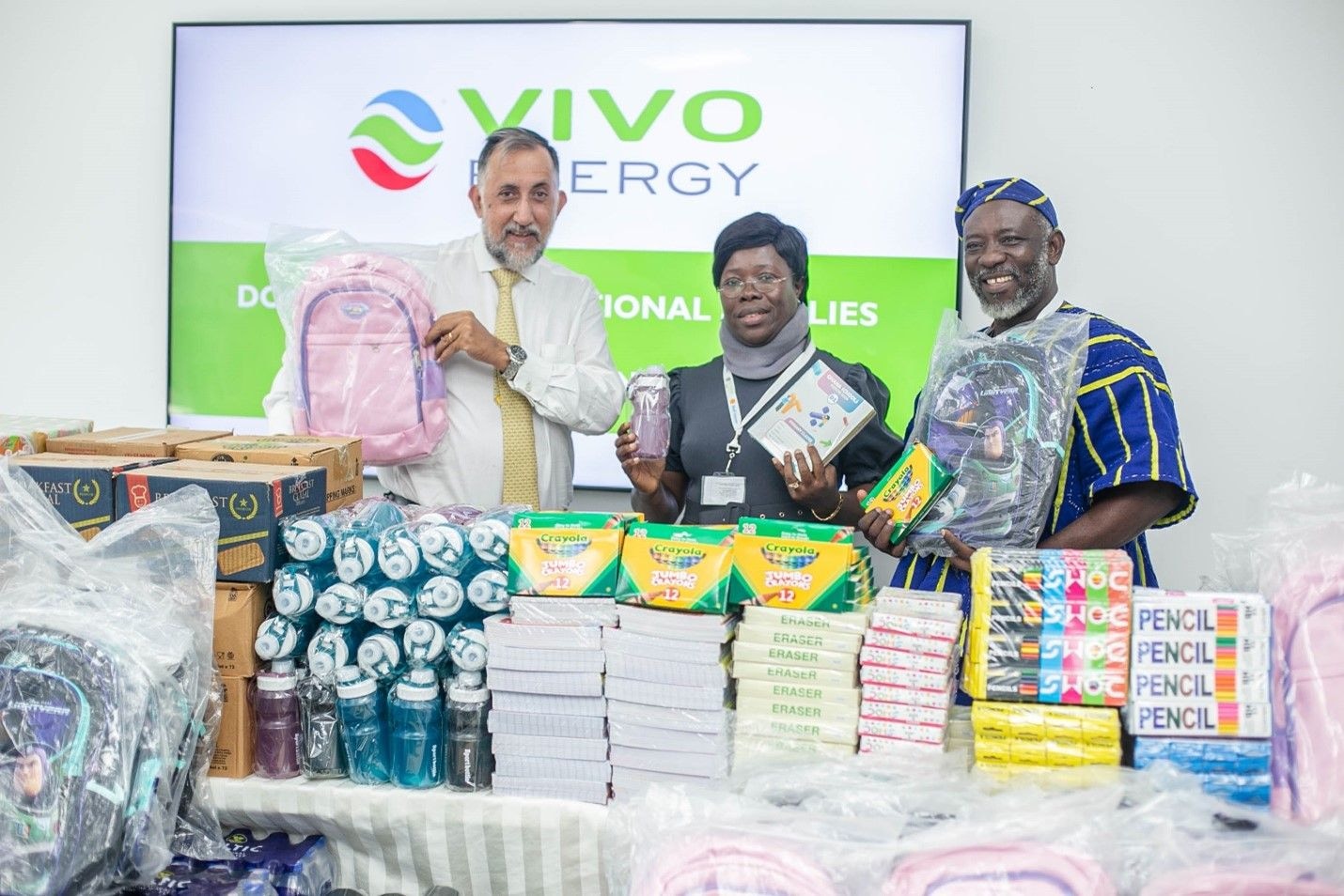 Vivo Energy supports GES “My First Day at School” initiative