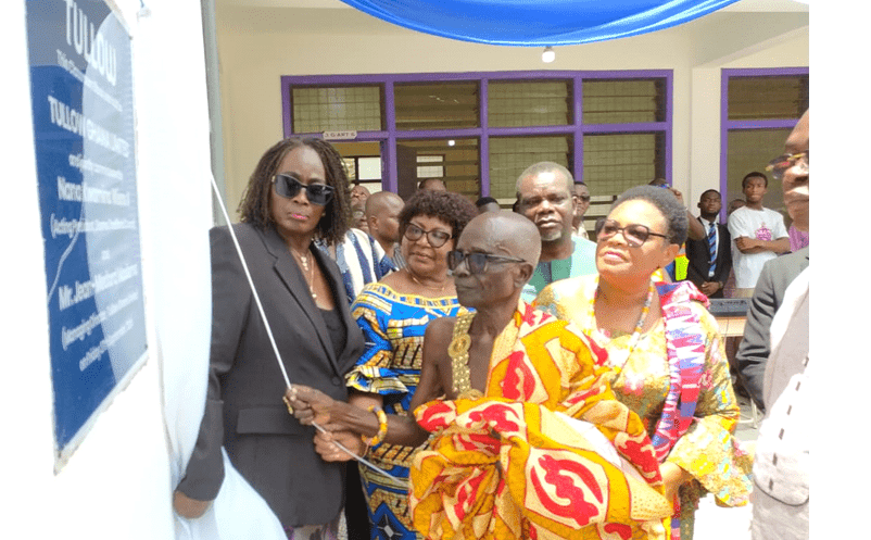 Shama SHS benefits from 10 classroom units from Tullow