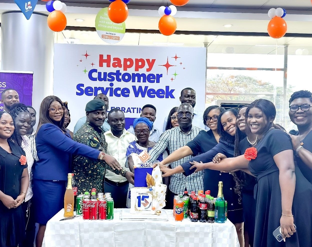 Access Bank cuts 15th anniversary cake with customers across 56 Branches to mark Customer Service Week