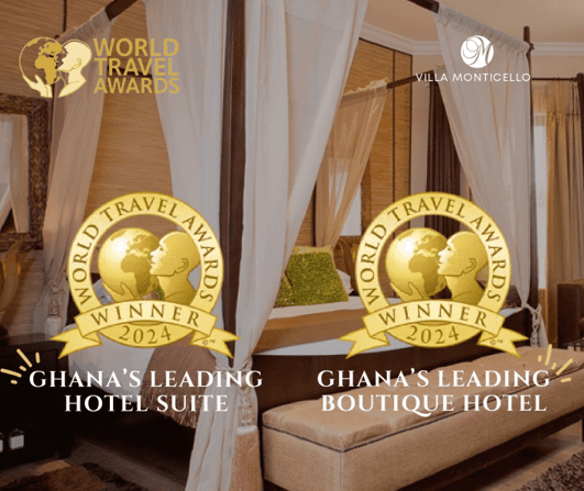 Villa Monticello clinches double wins at 2024 World Travel Awards
