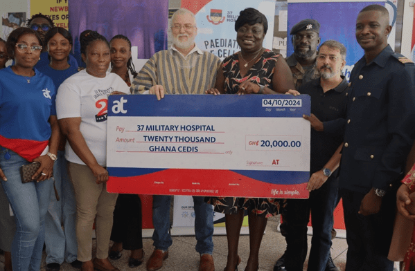 AT  donates to 37 Pediatric Sickle Cell Unit