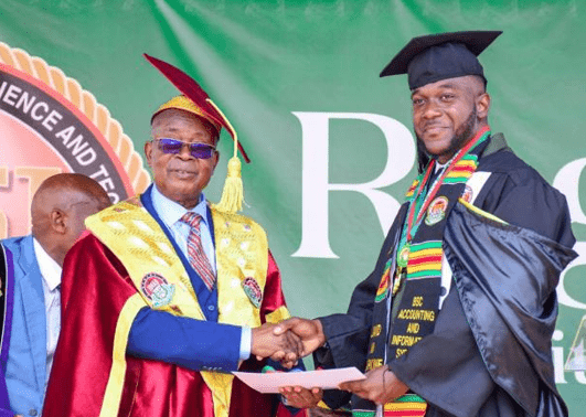 RUCST valedictorian urges youths abroad to return and pursue ambitious projects