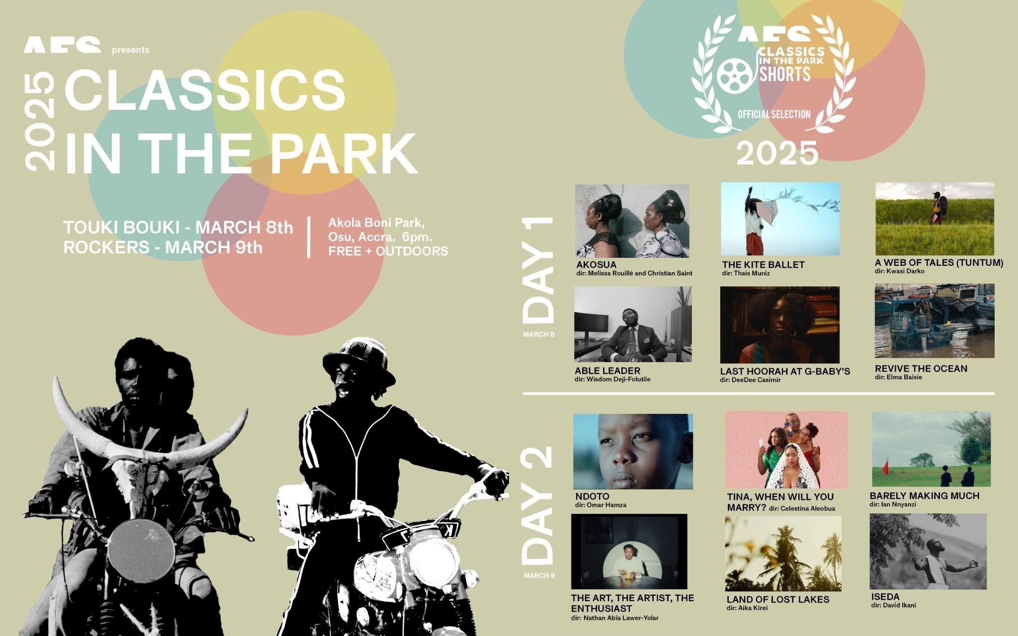 Africa film society presents the 9th edition of classics in the park: a celebration of African cinema