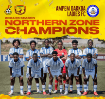 Ampem Darkoa Ladies champions of Malta Guinness Women’s League Northern Zone