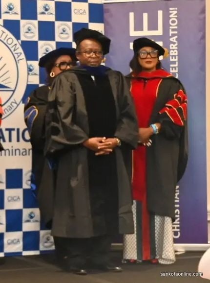 Media luminary Reuben Cudjoe Hadzide honored with prestigious honorary doctorate