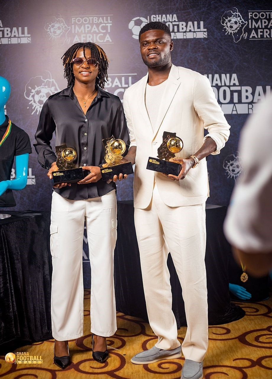 Thomas Partey crowned Footballer of the Year for a record 3rd time