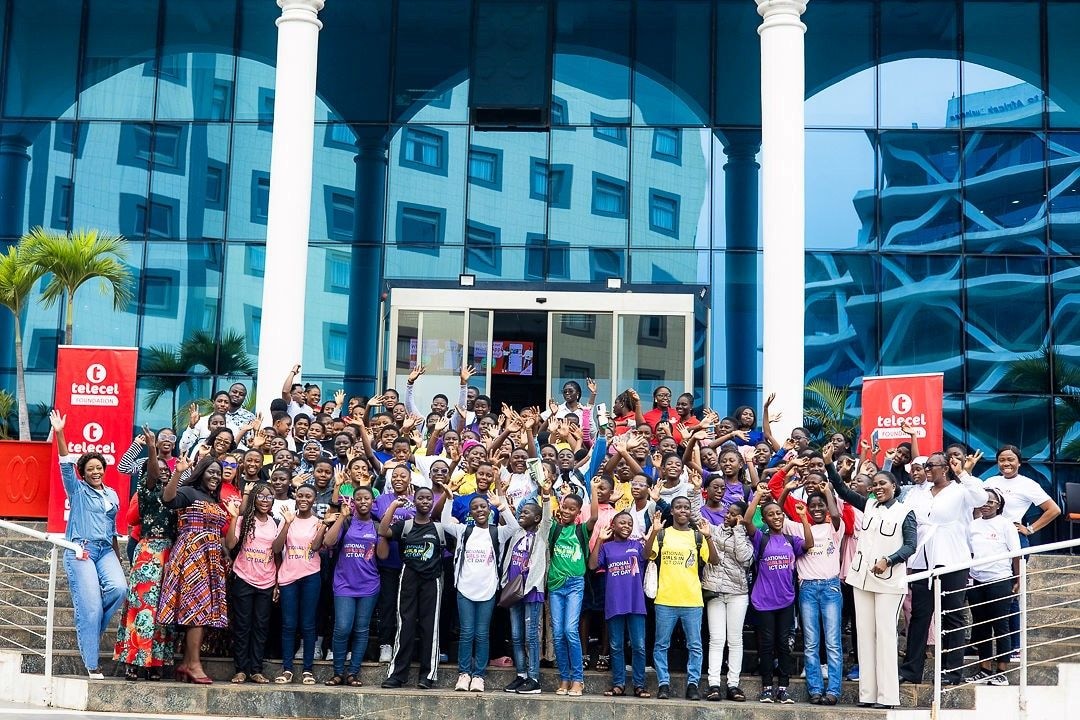 Telecel hosts 100 girls for 2025 National Girls in ICT open day