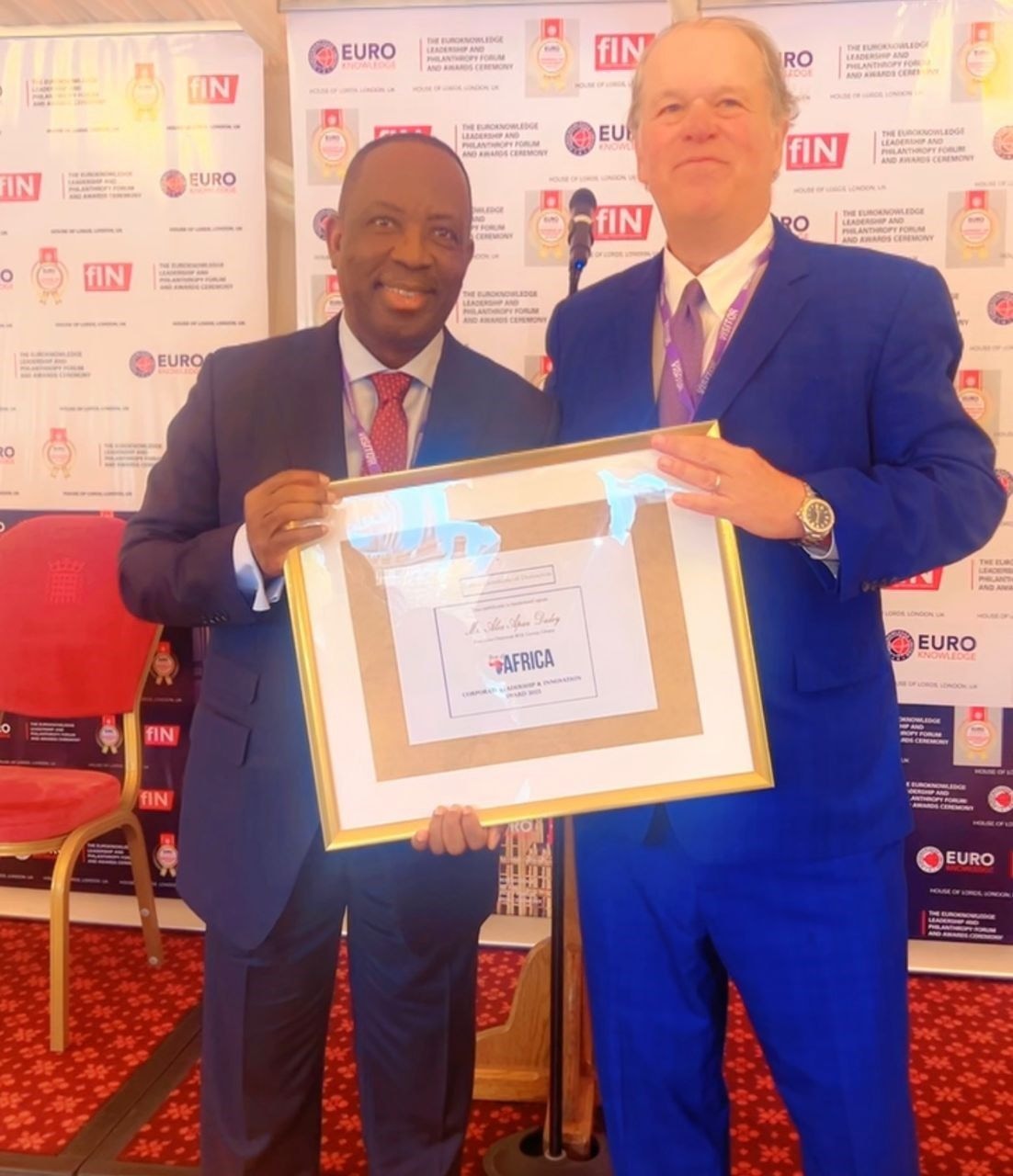 KGL Group Chairman honored with Forbes Best of Africa Corporate Leadership & Innovation award