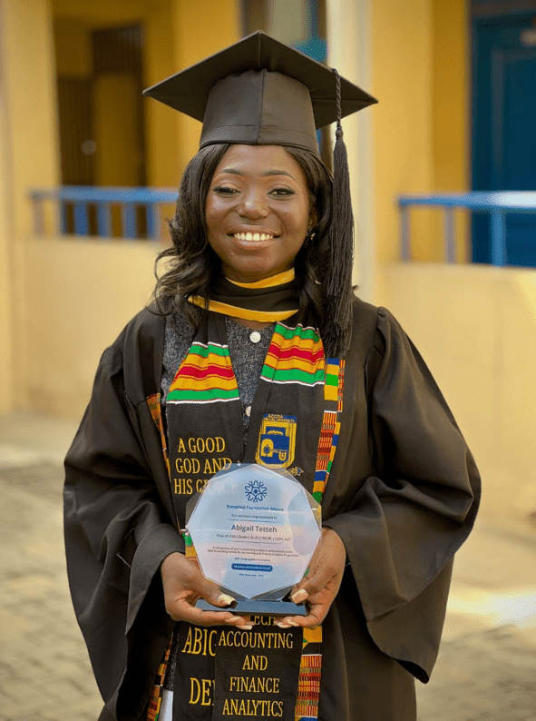 Ennobled Foundation rewards best female accounting graduate at ATU’s 25th congregation
