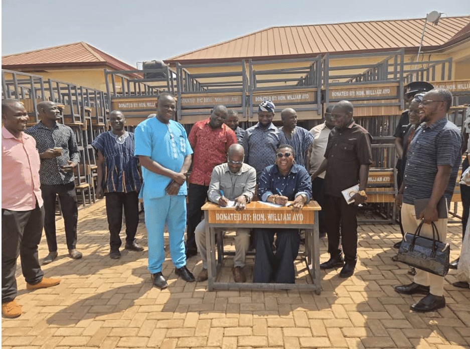 Tatale-Sanguli MP boosts education with donation of 900 dual desks