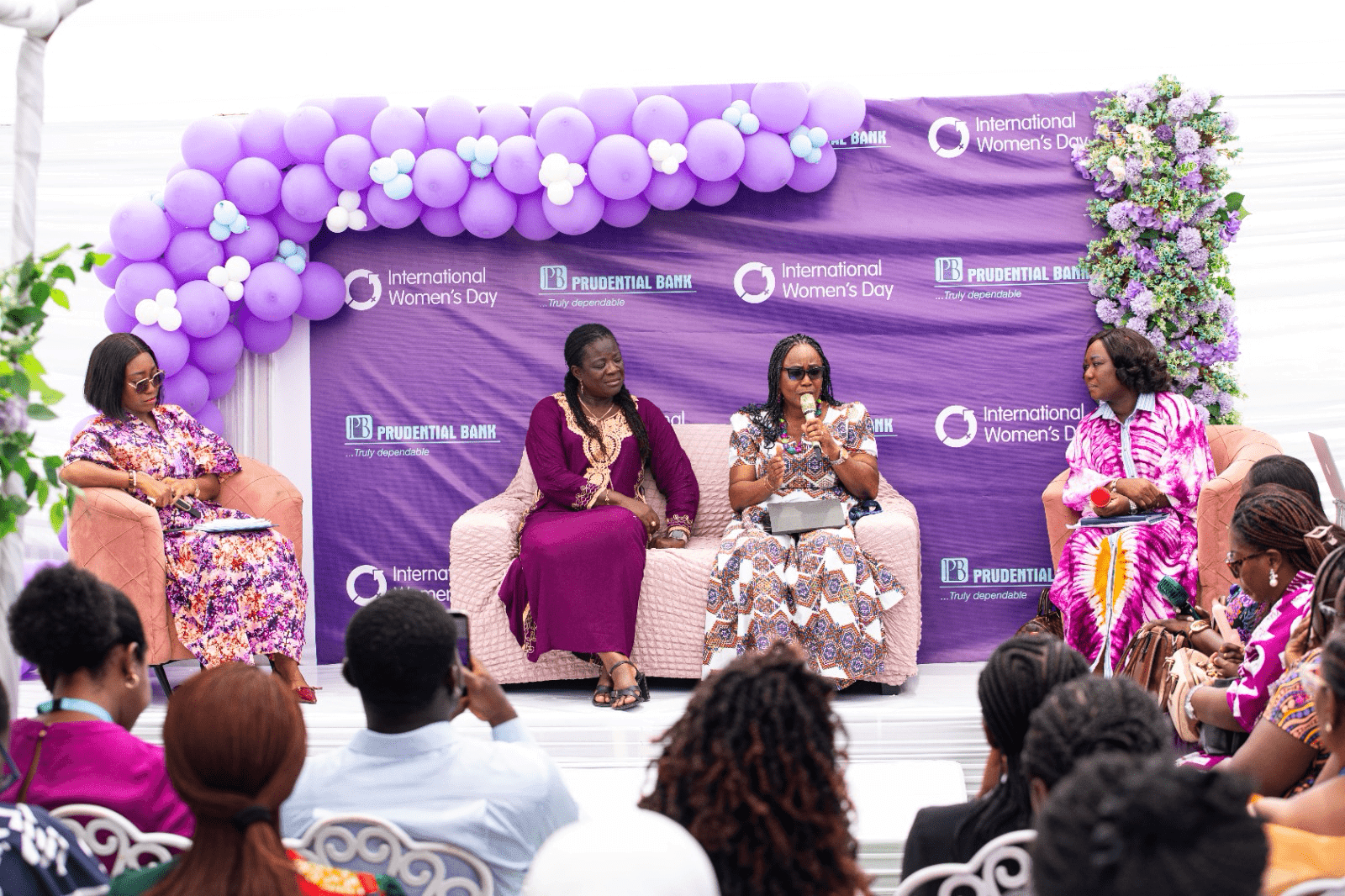 Prudential Bank ladies celebrate IWD