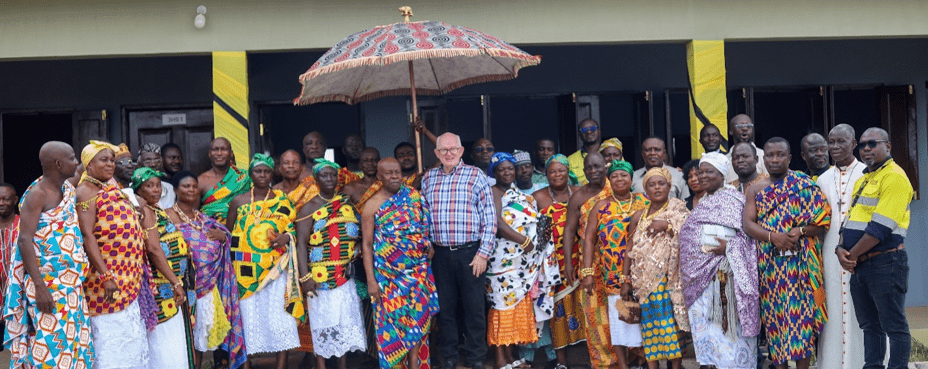 Ogyeahoho Yaw Gyebi II commends Asante Gold over progress on Bibiani resettlement