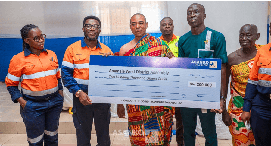 Asanko Gold supports road rehabilitation to boost economic activities  
