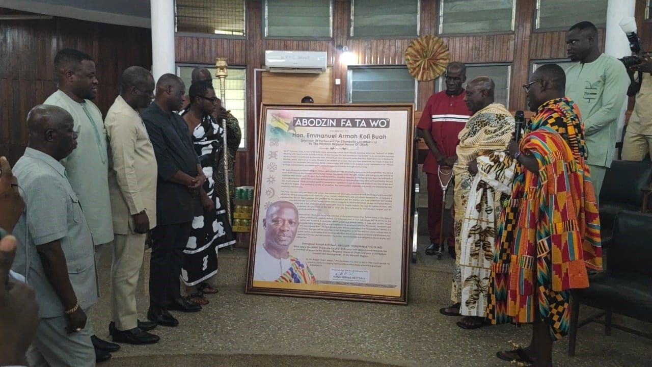 Western Regional House of Chiefs honour Armah Kofi Buah