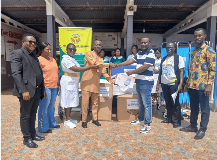ASA Savings and Loans donates medical equipment to Suntreso Gov’t Hospital