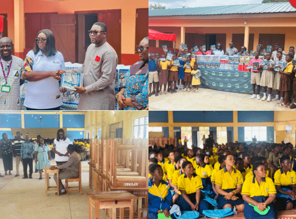 VRA donates educational materials to schools in Asuogyaman