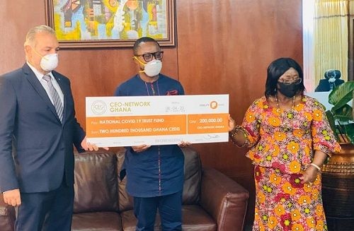 CEO Network donates GH¢200,000 to Covid-19 Trust Fund