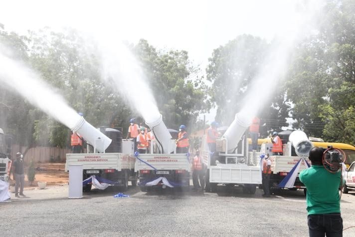 GES employs Zoomlion to fumigate all SHSs amid COVID-19 lockdown
