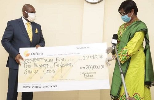 CalBank donates GH¢200,000 to COVID-19 Trust Fund