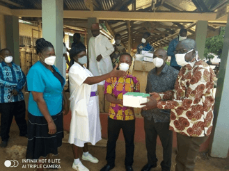 Ambrose Dery donates towards COVID-19 fight