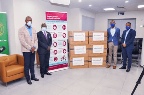 AstraZeneca supports the Ministry Of Health COVID-19 fight