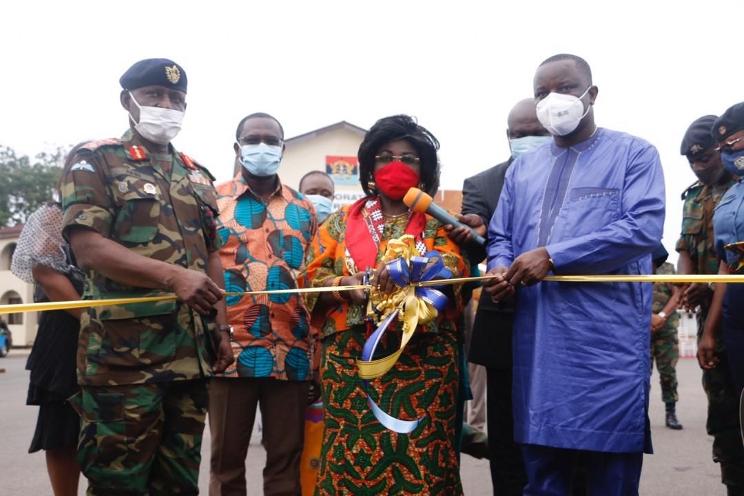 Sanitation Ministry, Zoomlion present 5 Pick-ups to GAF