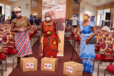 3M Sub-Sahara Africa, United Way Ghana support communities impacted by COVID-19