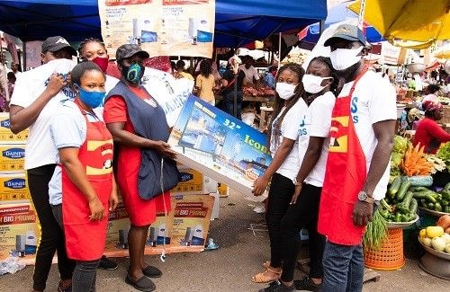 Markets women enjoy free appliances from Dainess Foods