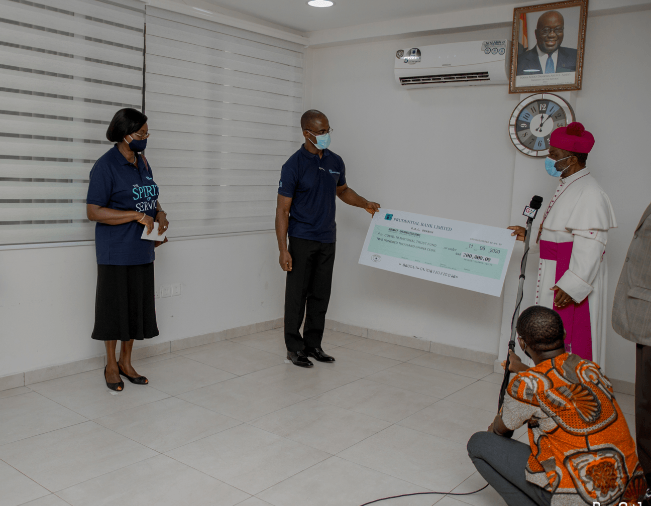 Prudential Bank supports COVID-19 National Trust Fund with GH¢200,000