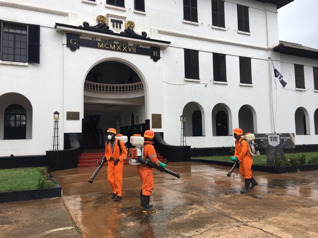 MoE, GES , Zoomlion start 3rd phase of disinfection exercise in SHSs