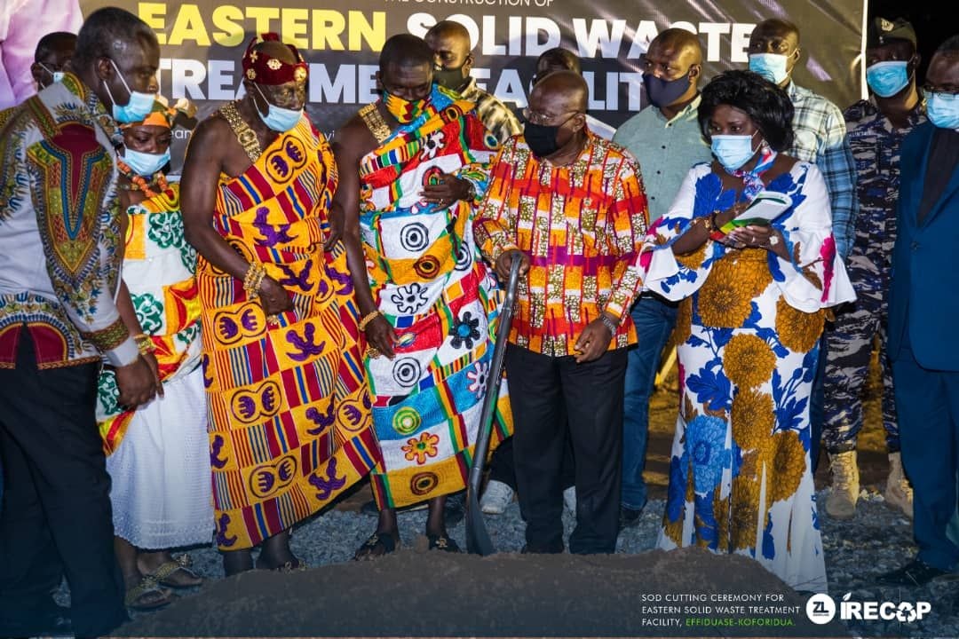 Eastern Region gets share of solid waste plant …As President cut sod for work to begin