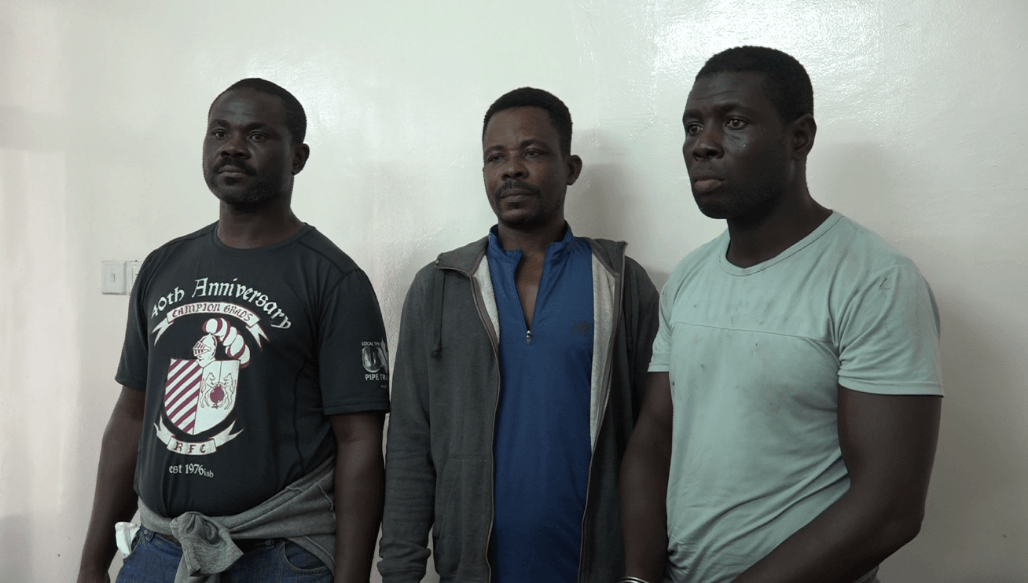 We didn’t know the vessel’s destination – three say after foiled stowaway