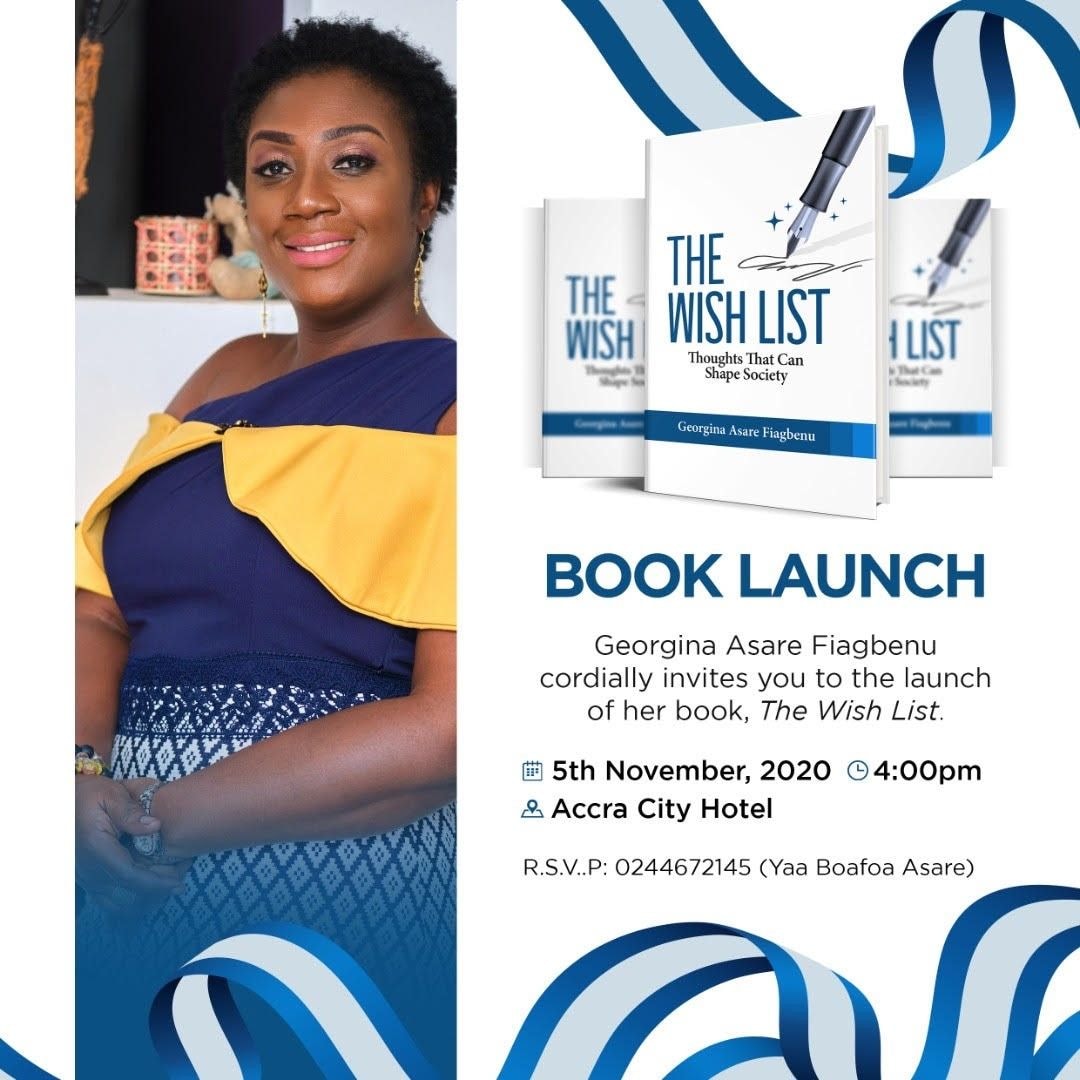 Georgina Asare Fiagbenu to launch book on shaping society on Nov 5