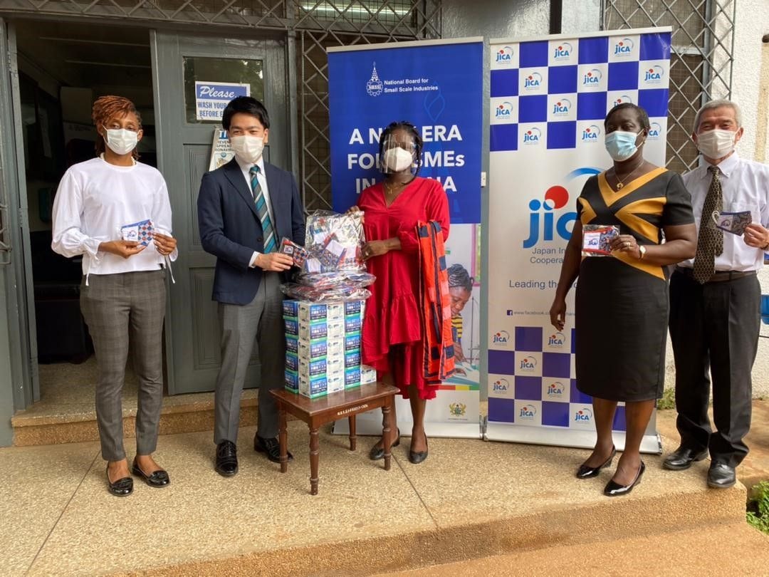 JICA presents face masks to NBSSI for MSMEs