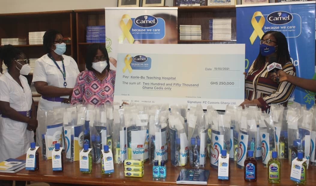 International Childhood Cancer Day: PZ Cussons Ghana donate GHC250,000 to Korle Bu