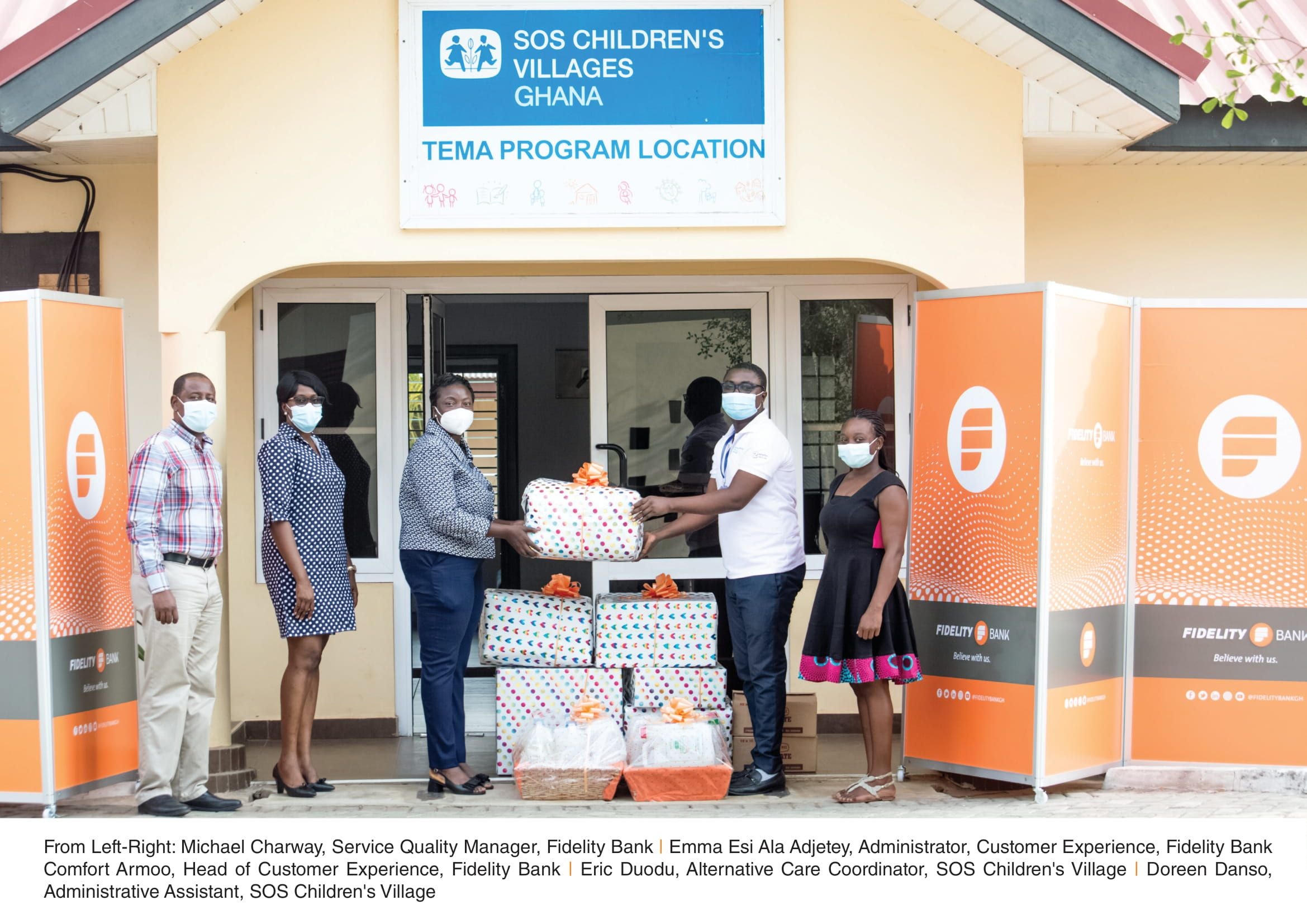 Fidelity Bank shows love to children of SOS Children’s Village on National Chocolate Day