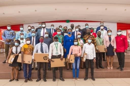 Zoomlion supports KNUST students ...with 50 laptops under SONSOL project