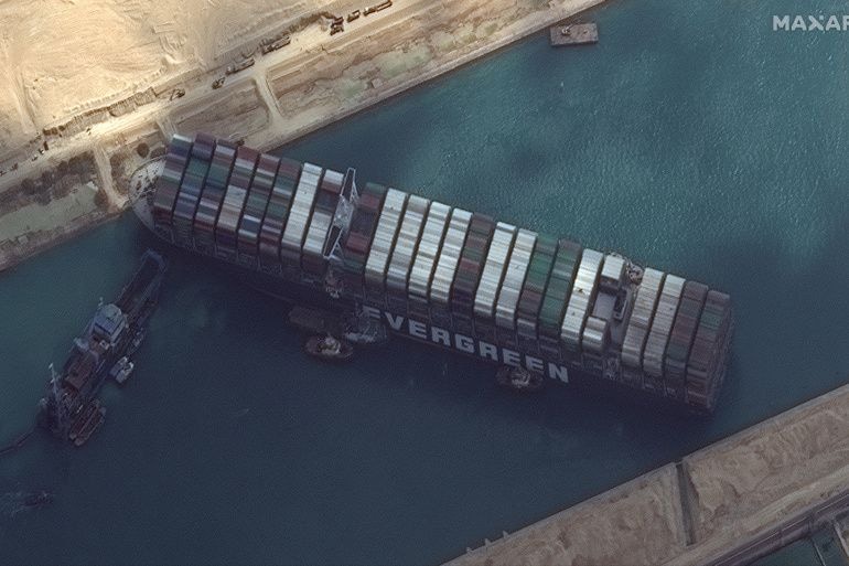 The Suez Canal blockage and mega ship risks