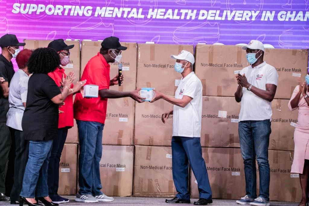 ICGC donates over 100,000 nose masks to Psychaitric hospitals