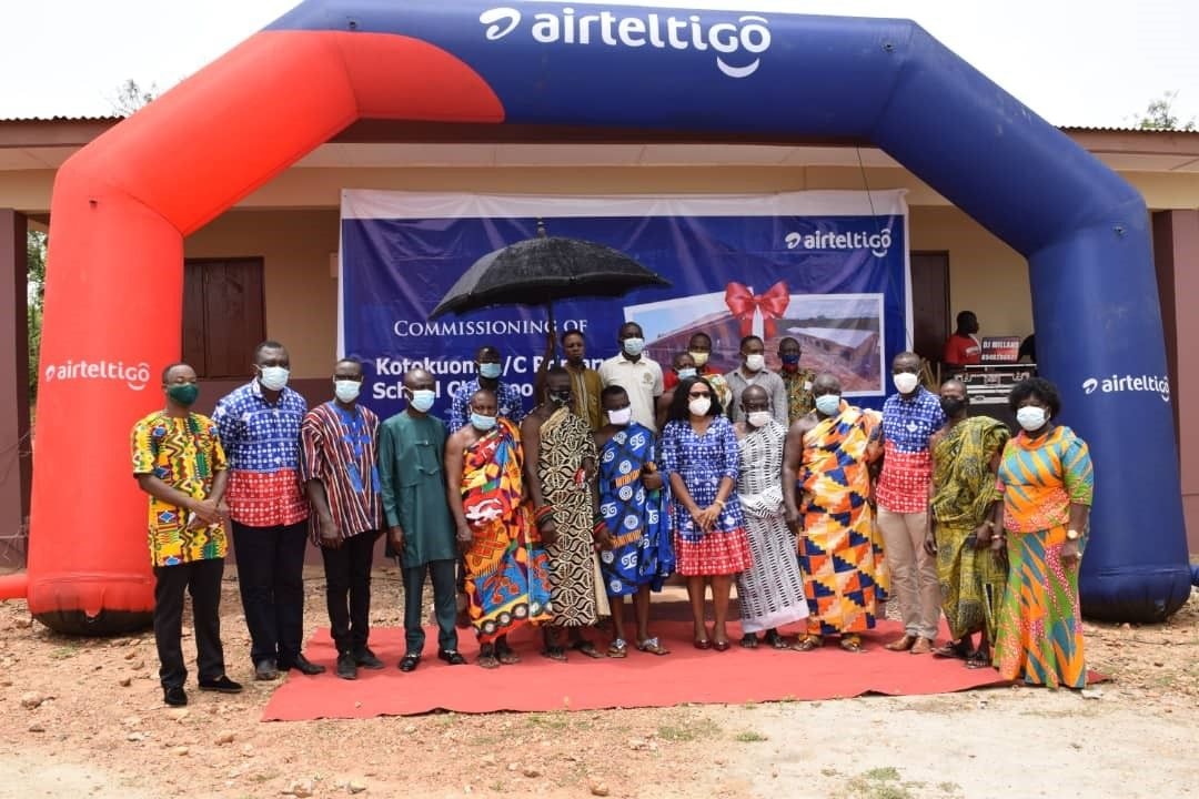 AirtelTigo inaugurates  six-unit classroom block under ‘Yen Nkosuo Nti’ initiative